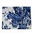 Lugares Americanos Retangular Floral Azul Printemps 35x45 cm - Imagem 1