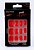 MACRILAN UNHAS POSTICAS VERMELHO 24PC UP307A - Imagem 1