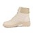 Bota Coturno Infantil Menina Pink Cats Tratorada Bege Claro - Imagem 2