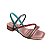 Sandália Pink Cats Infantil de Salto baixo Rosa Com Pedraria Colorida - Imagem 1