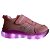 Tênis De Led Minipé Menina Fechamento Fácil Rosa/Rosa MP2304 - Imagem 2