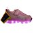 Tênis De Led Minipé Menina Fechamento Fácil Rosa/Rosa MP2304 - Imagem 4