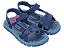 Sandália Infantil Menino Marvel Elite Grendene Kids Azul - Imagem 1