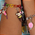 Pingente Infantil Menina Charm Macaquinha Prateado Articulado Charm It - Imagem 4