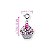 Pingente Infantil Menina Charm Cupcake Prateado com Glitter Charm It - Imagem 3