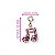 Pingente Infantil Menina Charm Nota Musical Dourado com Glitter - Imagem 2