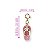 Pingente Infantil Menina Charm Chinelo Dourado com Glitter Charm It - Imagem 2