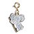 Pingente Infantil Menina Charm Coala Dourado com Glitter Charm It - Imagem 3