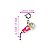 Pingente Infantil Menina Charm Microfone Prateado com Glitter Charm It - Imagem 2