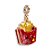 Pingente Infantil Menina Charm Batata Frita Dourada Charm It - Imagem 3