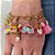Pingente Infantil Menina Charm Esmalte Rosa Dourado Charm It - Imagem 3