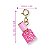 Pingente Infantil Menina Charm Esmalte Rosa Dourado Charm It - Imagem 2