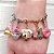 Pingente Infantil Menina Charm Amiga #1 Dourado Charm It - Imagem 3