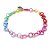 Pulseira Infantil Menina Elo Arco Íris  Argola Charm It - Imagem 1