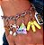 Pulseira Infantil Menina de Corrente Violeta Charm It - Imagem 2