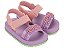 Sandália Infantil Menina Zaxynina Baby Navy Rosa Iogurte - Imagem 1