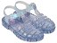 Sandália Infantil Menina Barbie Duo Aranha Azul Perolado Glitter Grendene Kids - Imagem 1