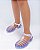 Sandália Infantil Menina Barbie Duo Aranha Azul Perolado Glitter Grendene Kids - Imagem 3