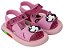 Sandália de Bebê Disney Minnie Led Rosa Grendene Kids - Imagem 1