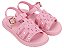 Sandália Infantil Menina Rosa Ou Preta Barbie Silver Grendene Kids - Imagem 1
