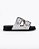 Chinelo Slide Infantil Barbie Silver Grendene Kids Preto ou Branco - Imagem 7