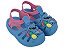 Sandália Infantil Baby Menina Disney Magic Stitch Azul/Rosa - Imagem 1