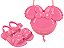 Sandália Baby Menina Minnie Pop Com Bolsa Grendene Kids Rosa - Imagem 1