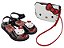 Sandália Infantil Menina + Bolsa da Hello Kitty Grendene Kids Preta ou Rosa - Imagem 1