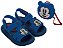 Sandália Baby + Mochila Disney Puff Bag Mickey Azul Grendene Kids - Imagem 1