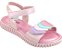 Sandália Papete Infantil Pampili Candy Rosa Suspiro com Corações Coloridos - Imagem 1