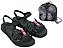 Sandália Infantil Menina Barbie ButterflyBag Grendene Kids Preto ou Rosa - Imagem 1