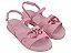 Sandália Infantil Menina Grendha Bela Elos de Amor Rosa Ou Preta - Imagem 1