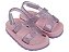 Sandália Menina Hit Baby Zaxynina Rosa ou Violeta Glitter - Imagem 1
