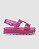 Sandália Menina Hit Baby Zaxynina Rosa ou Violeta Glitter - Imagem 7