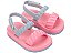 Sandália Infantil Menina Sweet Baby Zaxynina Leve e Confortável Rosa Dalila ou Rosa Azul - Imagem 1