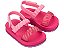 Sandália Infantil Menina Sweet Baby Zaxynina Leve e Confortável Rosa Dalila ou Rosa Azul - Imagem 7
