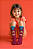 Meia 3/4 Infantil Turma da Mônica 3D Mônica e Magali Cia da Meia - Imagem 2