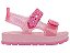 Sandália Infantil Bebê Bloom Zaxynina Menina com Flores e Glitter Rosa - Imagem 3
