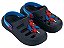 Babuche Infantil Homem Aranha Marvel Kicks Grendene Kids Preto ou Azul - Imagem 4