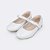 Sapatilha Infantil Pampili Bailarina Tira com Velcro Dourado Preto ou Branco - Imagem 10