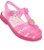 Sandália Feminina Bebê Rosa Gliter Espelho Meu - Imagem 1