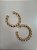 Brinco argola torcida 3,5cm aprox. folheado a ouro 18k - Imagem 1