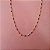 Choker com pedras coloridas folheada a ouro 18k - Imagem 1