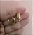 BRINCO ARGOLA CLIC 3 CORES FOLHEADO A OURO 18K - Imagem 2