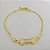 Pulseira osso folheada a ouro 18k - Imagem 1