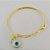 Pulseira olho grego + zircônia (Pul000113) - Imagem 1