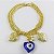 Pulseira olho grego com corações (Pul000192) - Imagem 1