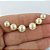 Brinco Ear Cuff de pérolas folheado a ouro 18k - Imagem 2