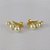 Brinco Ear Cuff de pérolas folheado a ouro 18k - Imagem 1