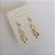 Kit brinco gotas de zircônia ( Br000565) - Imagem 1